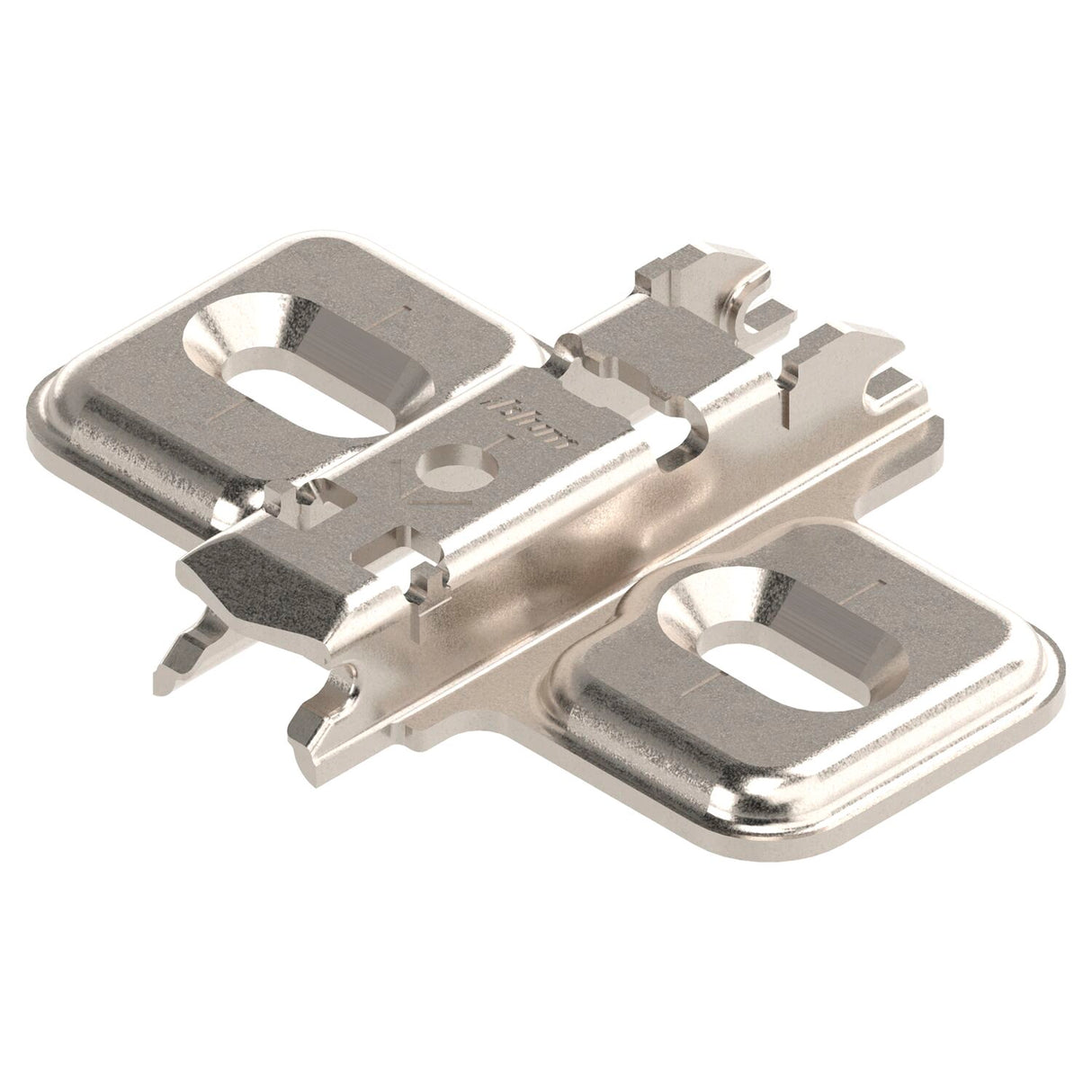 BLUM CLIP Kreuzmontageplatte, Distanz 0 mm, Schrauben - 173L6100