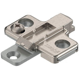 BLUM CLIP Kreuzmontageplatte, Zink, Systemschrauben Distanz 0 mm - 175H9100
