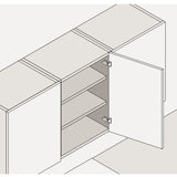 BLUM CLIP top BLUMOTION Scharnier 110°, Eckanschlag, INSERTA - 71B3590