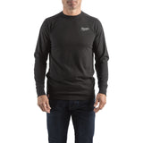 Milwaukee Hybrid-Langarm-Shirt – Schwarz