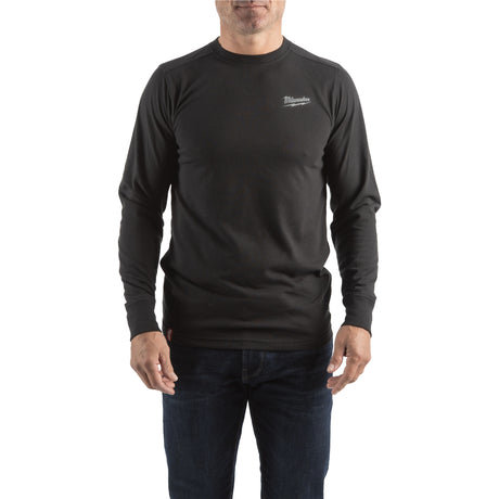 Milwaukee Hybrid-Langarm-Shirt – Schwarz
