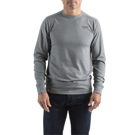 Milwaukee Hybrid-Langarm-Shirt – Grau