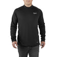 Milwaukee USB Akku-Heiz-Funktions-Langarmshirt – Schwarz