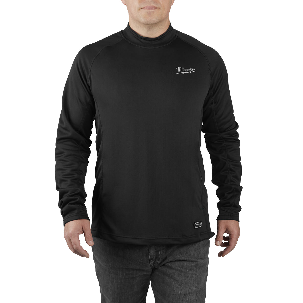 Milwaukee USB Akku-Heiz-Funktions-Langarmshirt – Schwarz