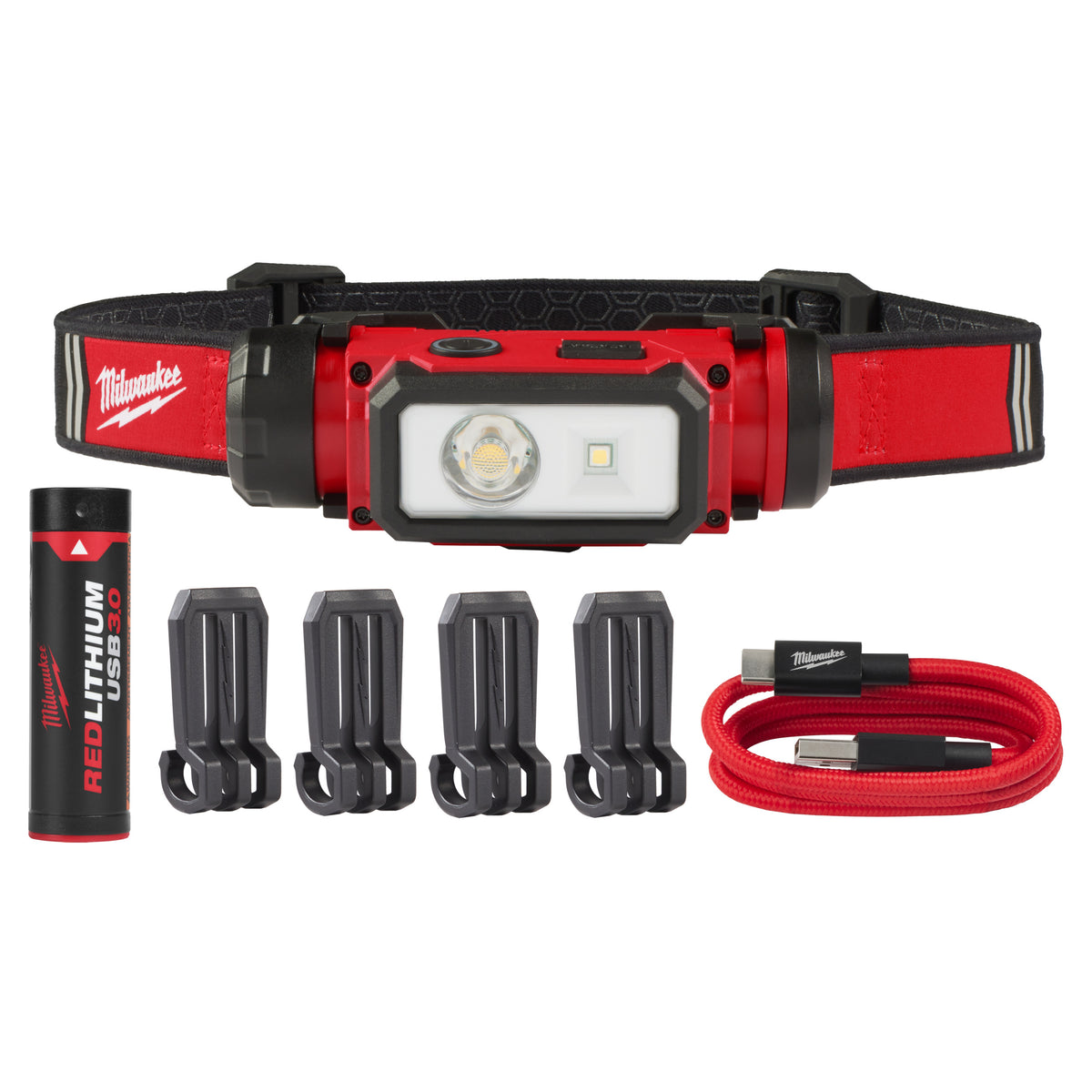 Milwaukee USB-Akku-Stirnlampe L4HL2 - Produktbild 2