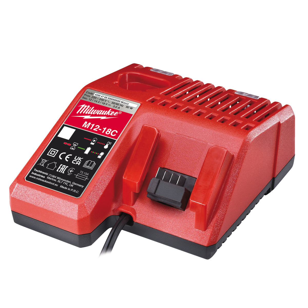 Milwaukee M12-18C Ladegerät – Produktbild 1
