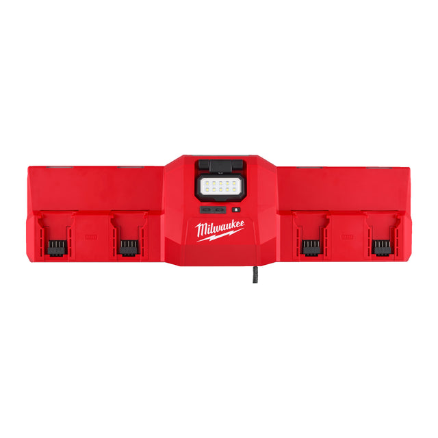Milwaukee M12-18 GBC4 M12 - M18 Mehrfach-Ladegerät mit magnetischen Aufhängepunkten – Produktbild 1