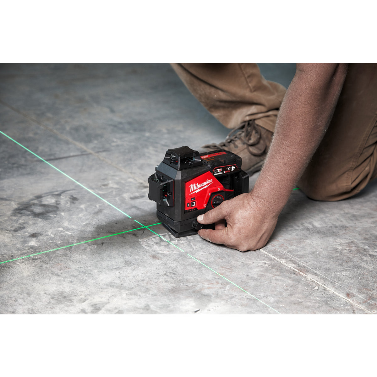 Milwaukee M12™ Akku-Kreuzlinienlaser 3 x 360° M123PL - Produktbild 9