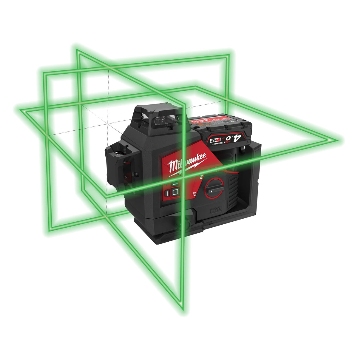Milwaukee M12™ Akku-Kreuzlinienlaser 3 x 360° M123PL - Produktbild 4