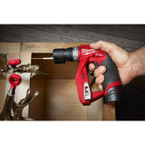 Milwaukee M12 FUEL™ Akku-Kompakt-Bohrschrauber mit Schnellwechselbohrfutter M12FDDXKIT - Produktbild 3