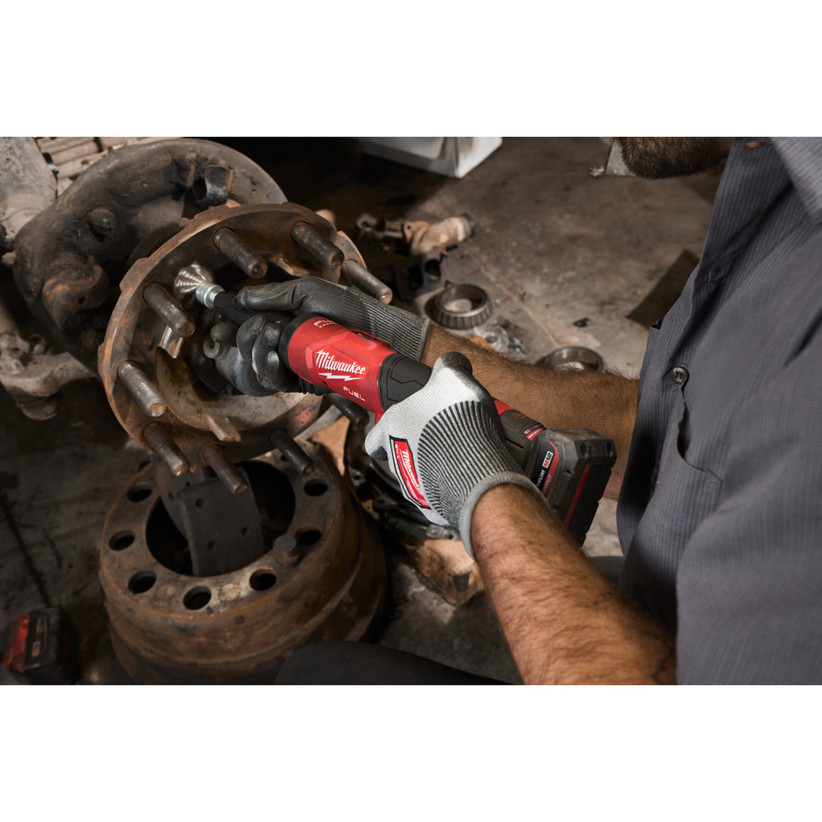 Milwaukee M12 FUEL™ Akku-Langhals-Geradschleifer M12FDGES2 - Produktbild 9