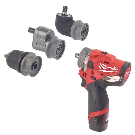 Milwaukee M12 FUEL™ Akku-Kompakt-Schlagbohrschrauber mit Schnellwechselbohrfutter M12FPDXKIT - Produktbild 1