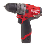 Milwaukee M12 FUEL™ Akku-Kompakt-Schlagbohrschrauber mit Schnellwechselbohrfutter M12FPDXKIT - Produktbild 2