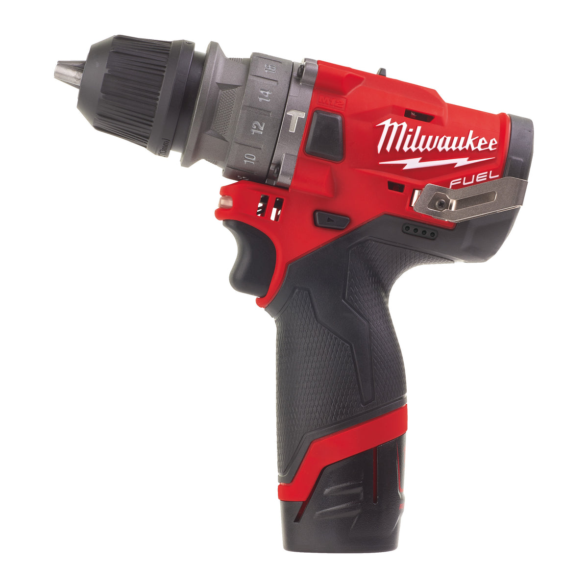 Milwaukee M12 FUEL™ Akku-Kompakt-Schlagbohrschrauber mit Schnellwechselbohrfutter M12FPDXKIT - Produktbild 9