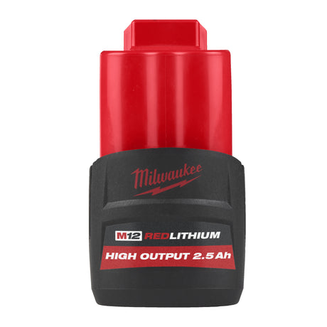 Milwaukee M12HB2.5 (High Output) M12 HIGH OUTPUT 2.5 Ah Akkupack – Produktbild 1