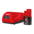 Milwaukee M12NRG-201 12V Starterset – Produktbild 1