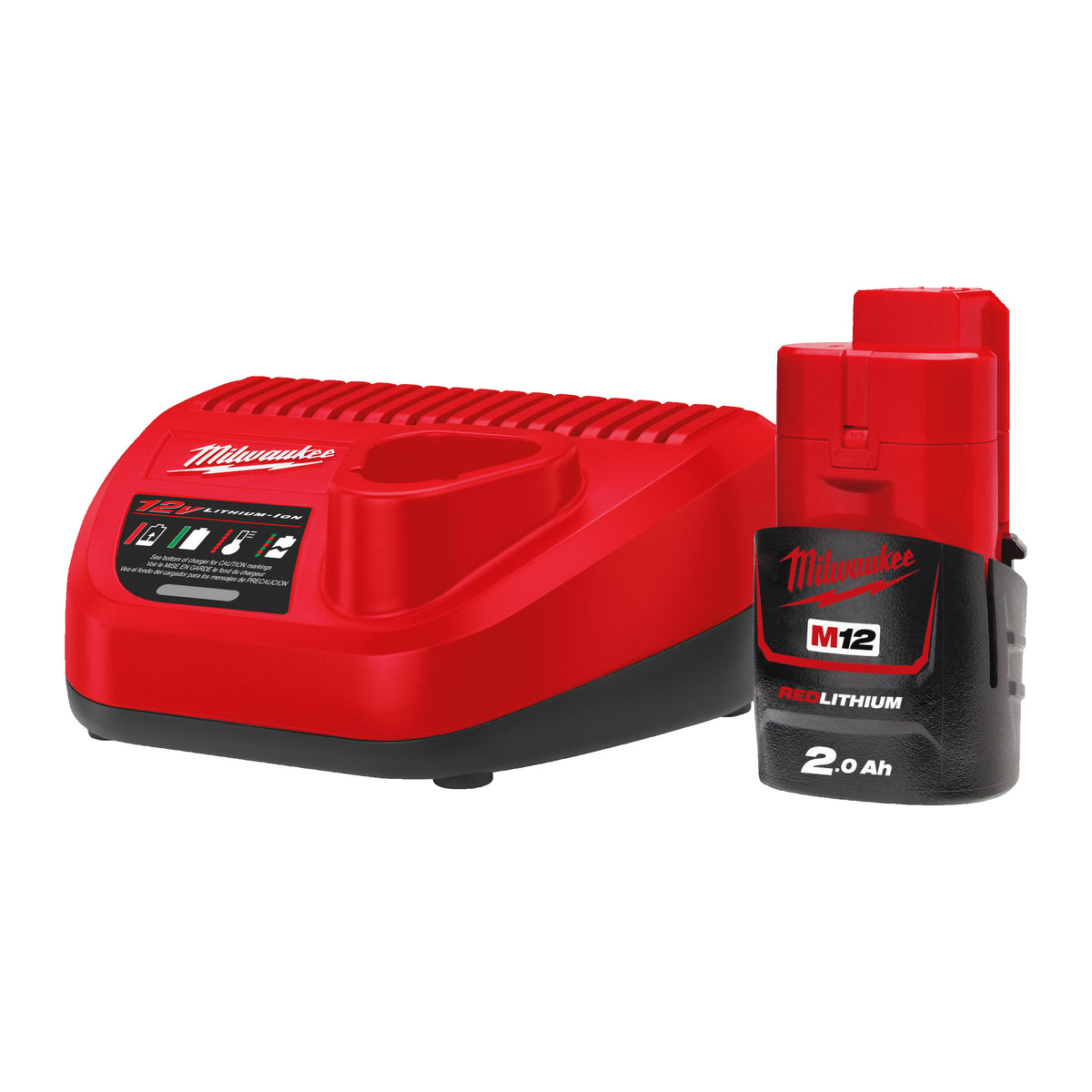 Milwaukee M12NRG-201 12V Starterset – Produktbild 1