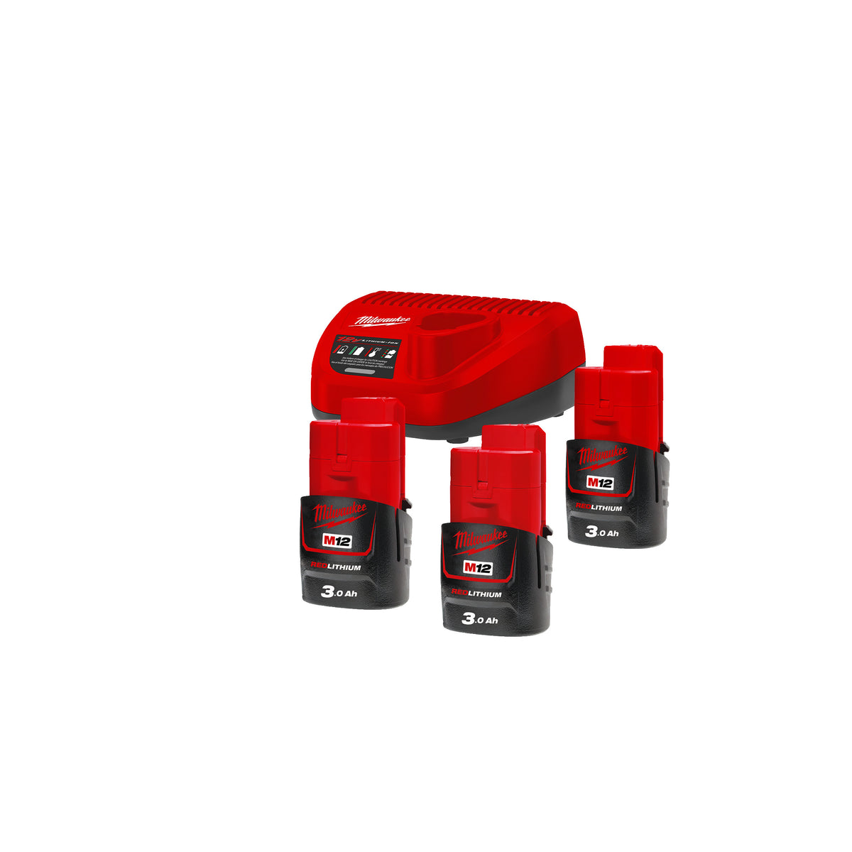 Milwaukee M12NRG-303 12V Starterset – Produktbild 1