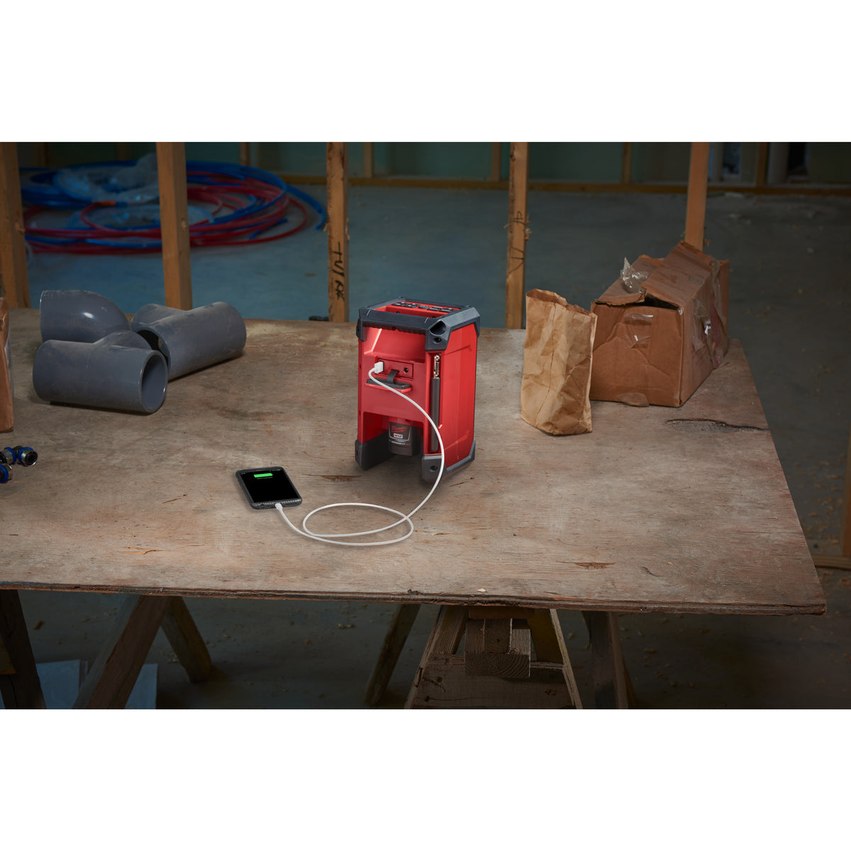 Milwaukee M12™ Netz-/Akku-Radio mit Ladefunktion M12RCDAB+ - Produktbild 9