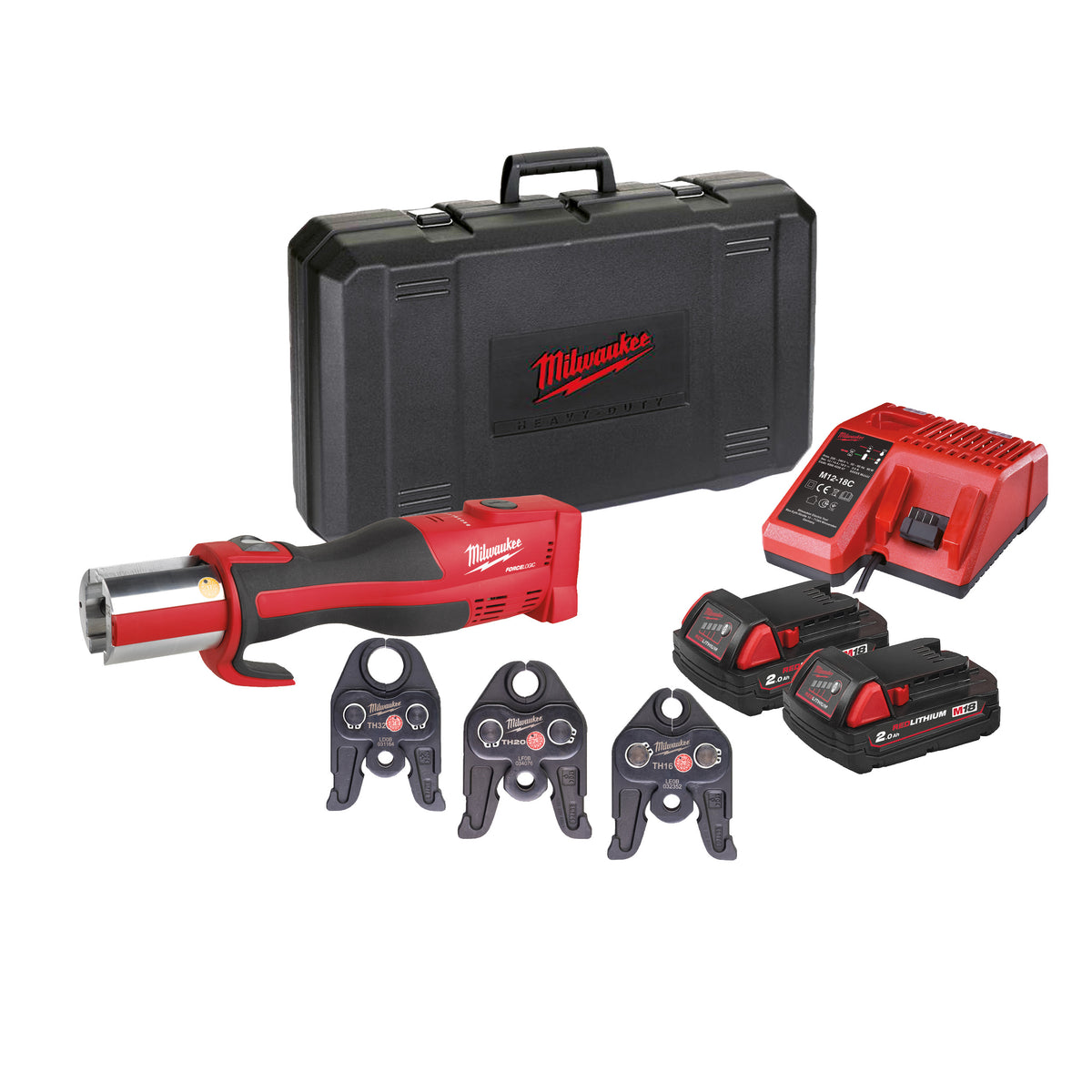 Milwaukee M18™ Bürstenloses Akku-Presswerkzeug (Sanitär) M18BLHPT-202C M-Set - Produktbild 3