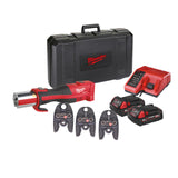 Milwaukee M18™ Bürstenloses Akku-Presswerkzeug (Sanitär) M18BLHPT-202C TH-Set - Produktbild 4