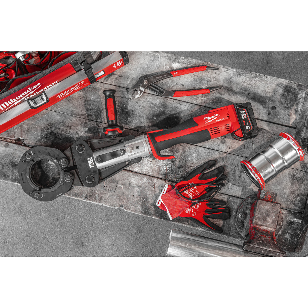 Milwaukee M18™ Bürstenloses Akku-Presswerkzeug (Sanitär) M18BLHPTXL - Produktbild 11