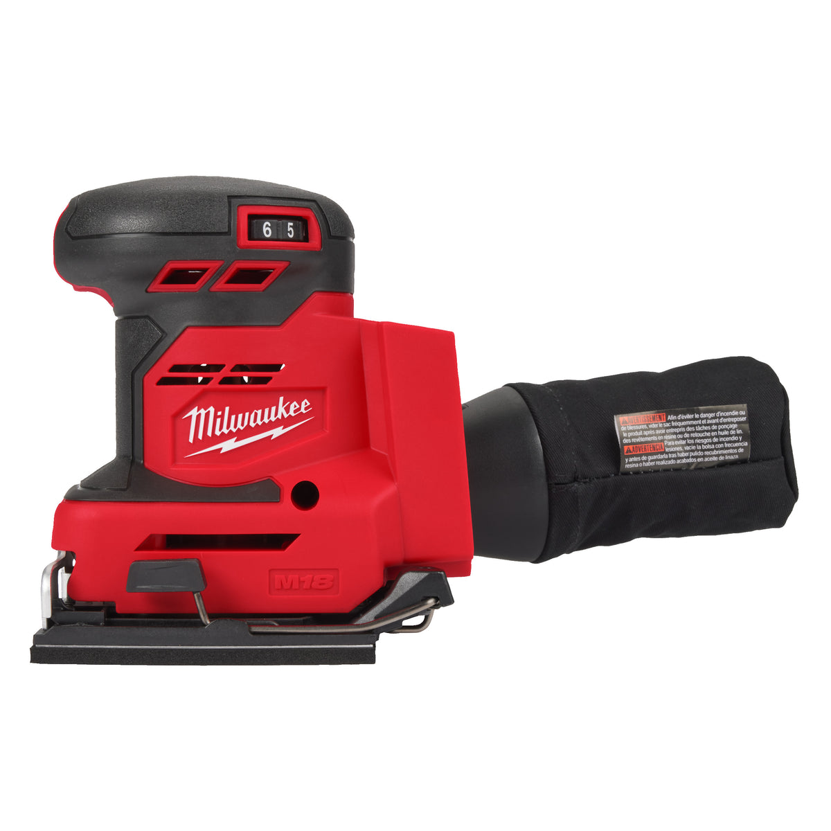 Milwaukee M18™ Akku-Schwingschleifer M18BQSS - Produktbild 4
