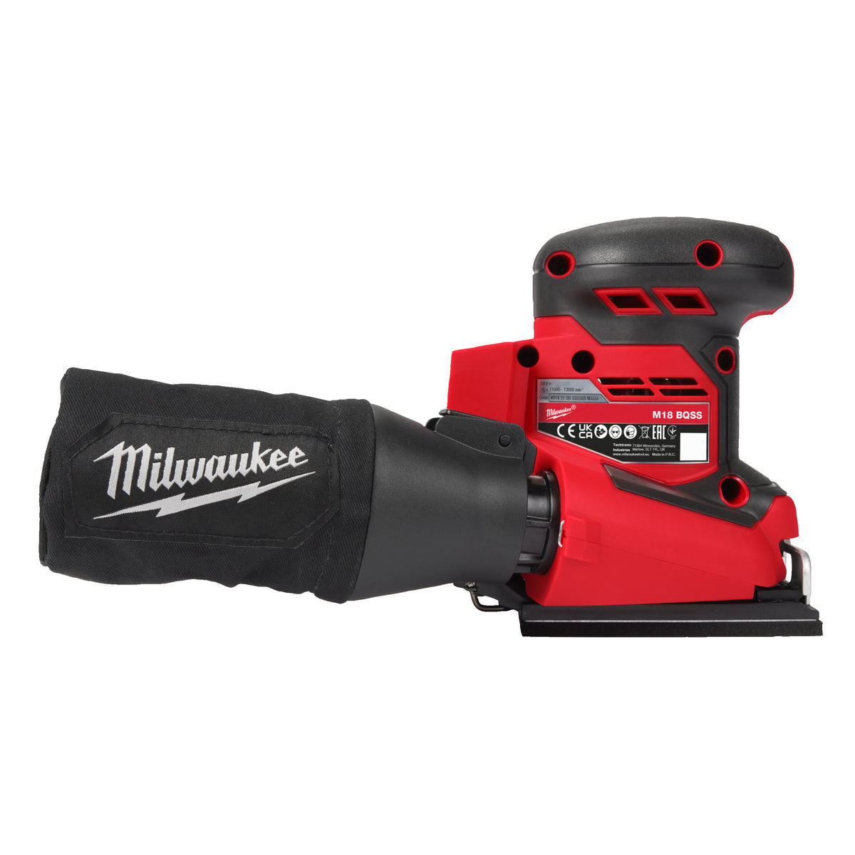 Milwaukee M18™ Akku-Schwingschleifer M18BQSS - Produktbild 5