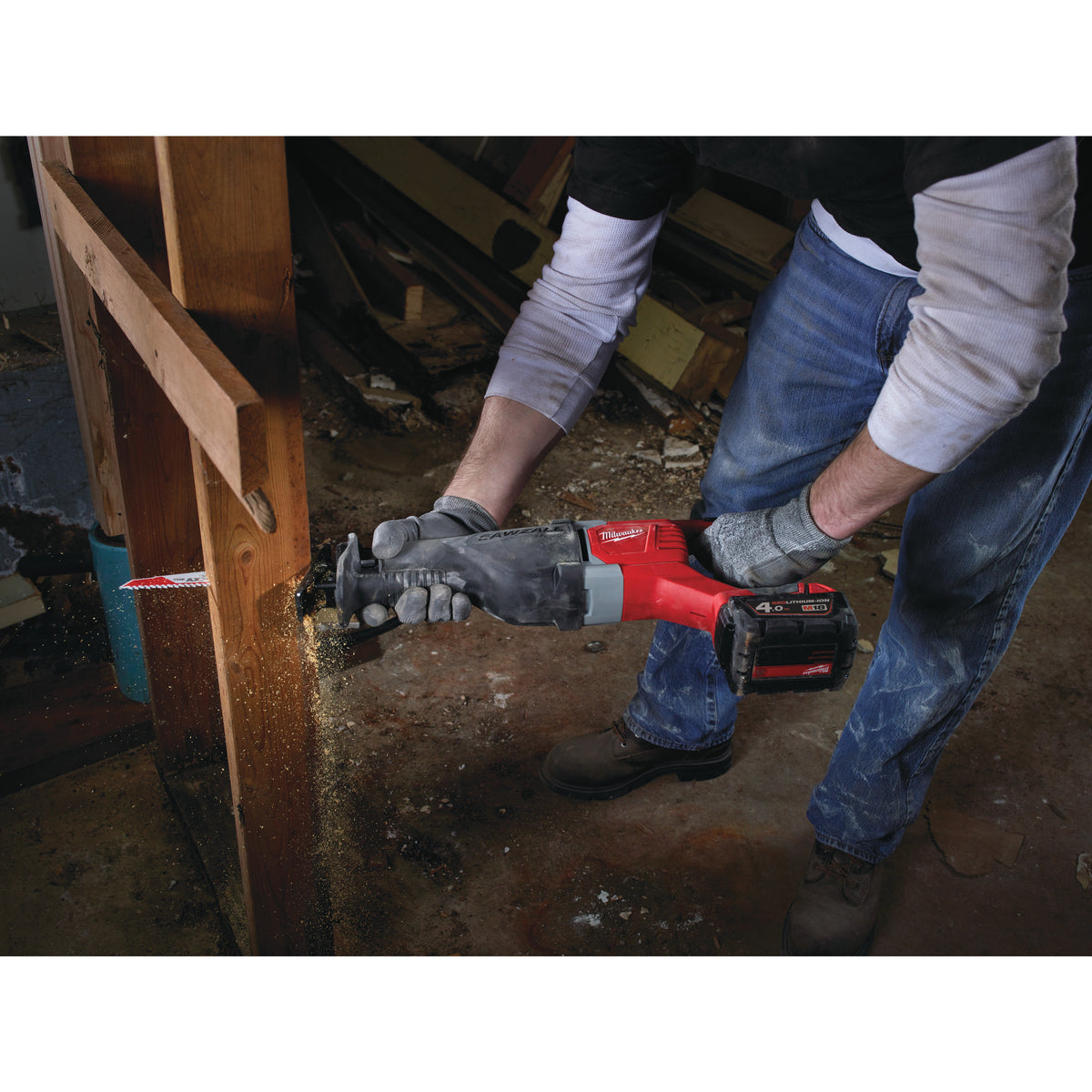 Milwaukee M18™ Bürstenlose Akku-Säbelsäge M18BSX - Produktbild 7