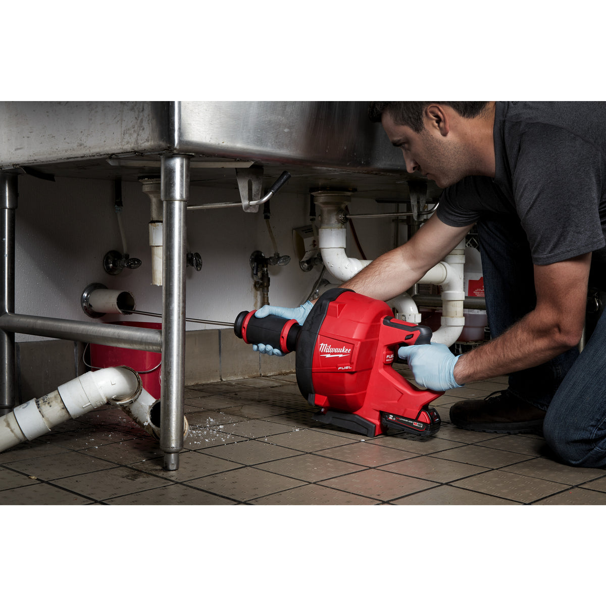 Milwaukee M18 FUEL™ Akku-Rohrreiniger 10 mm M18FDCPF10 - Produktbild 7