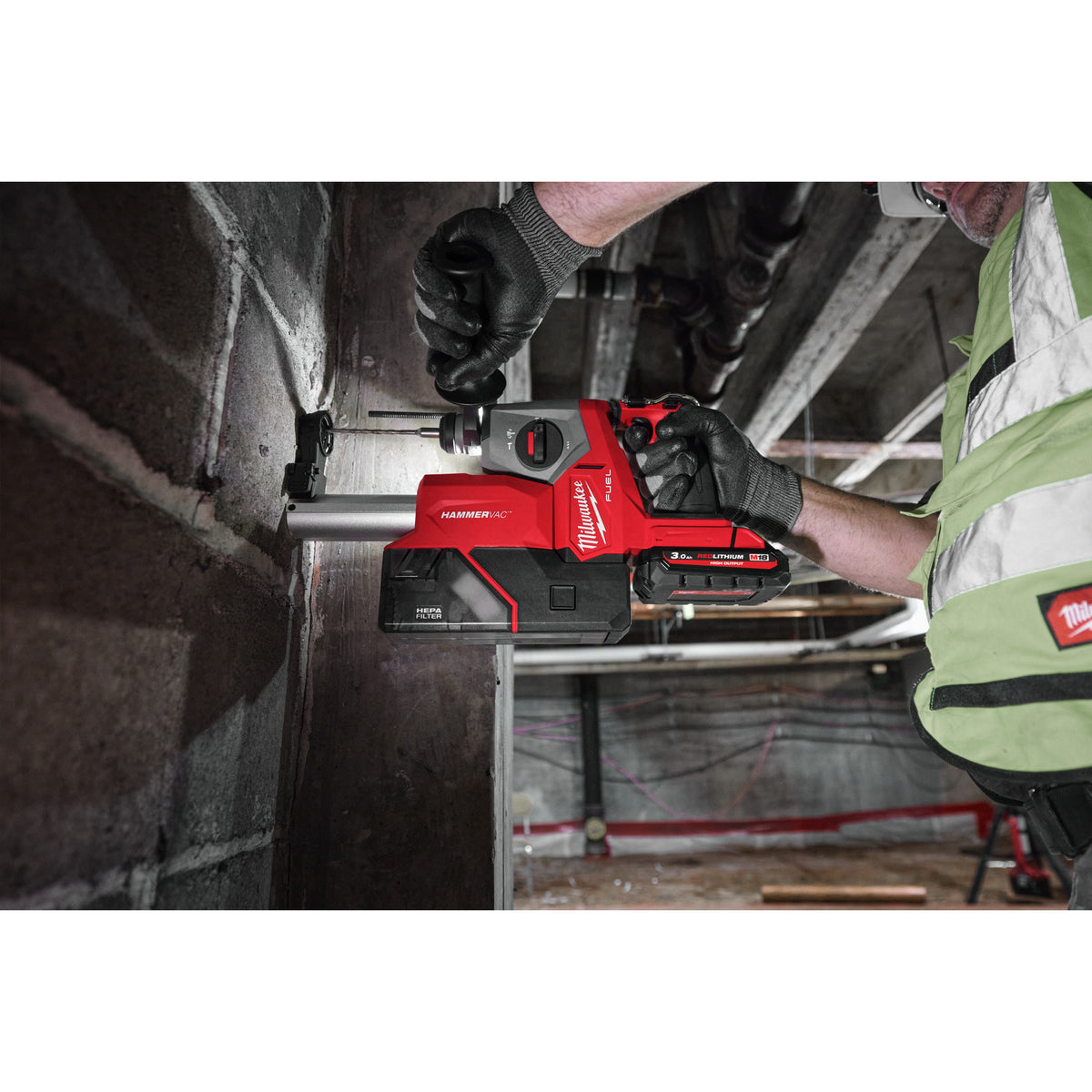 Milwaukee M18 FUEL™ SDS-PLUS Akku-Kombihammer M18FHAC16 - Produktbild 9