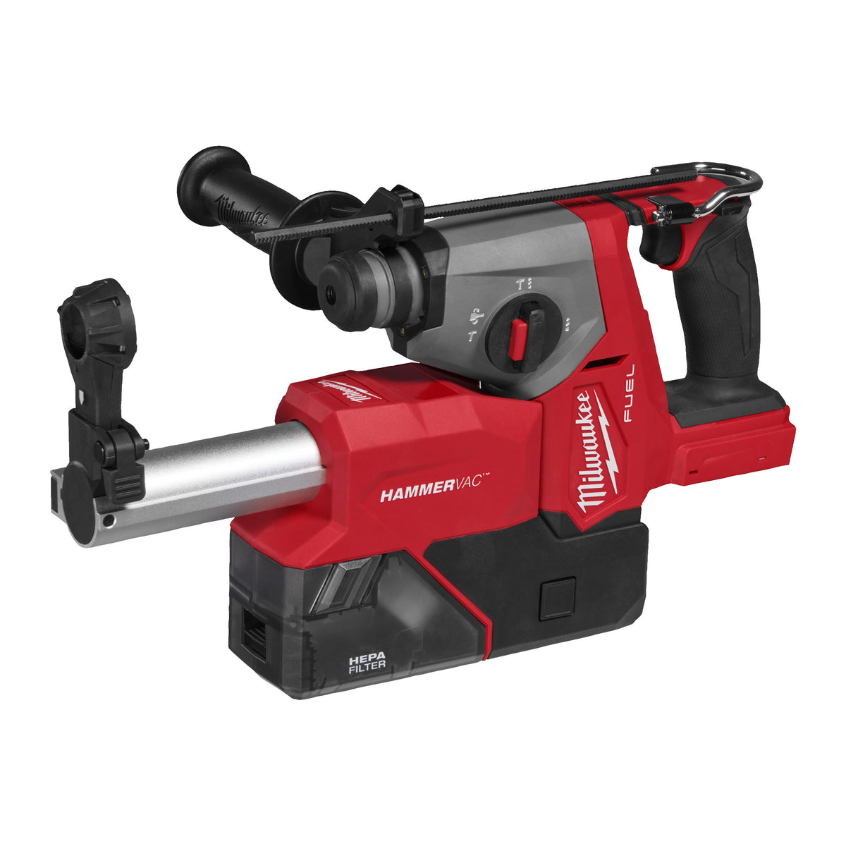 Milwaukee M18 FUEL™ SDS-PLUS Akku-Kombihammer mit Staubabsaugung M18FHACDDE - Produktbild 2