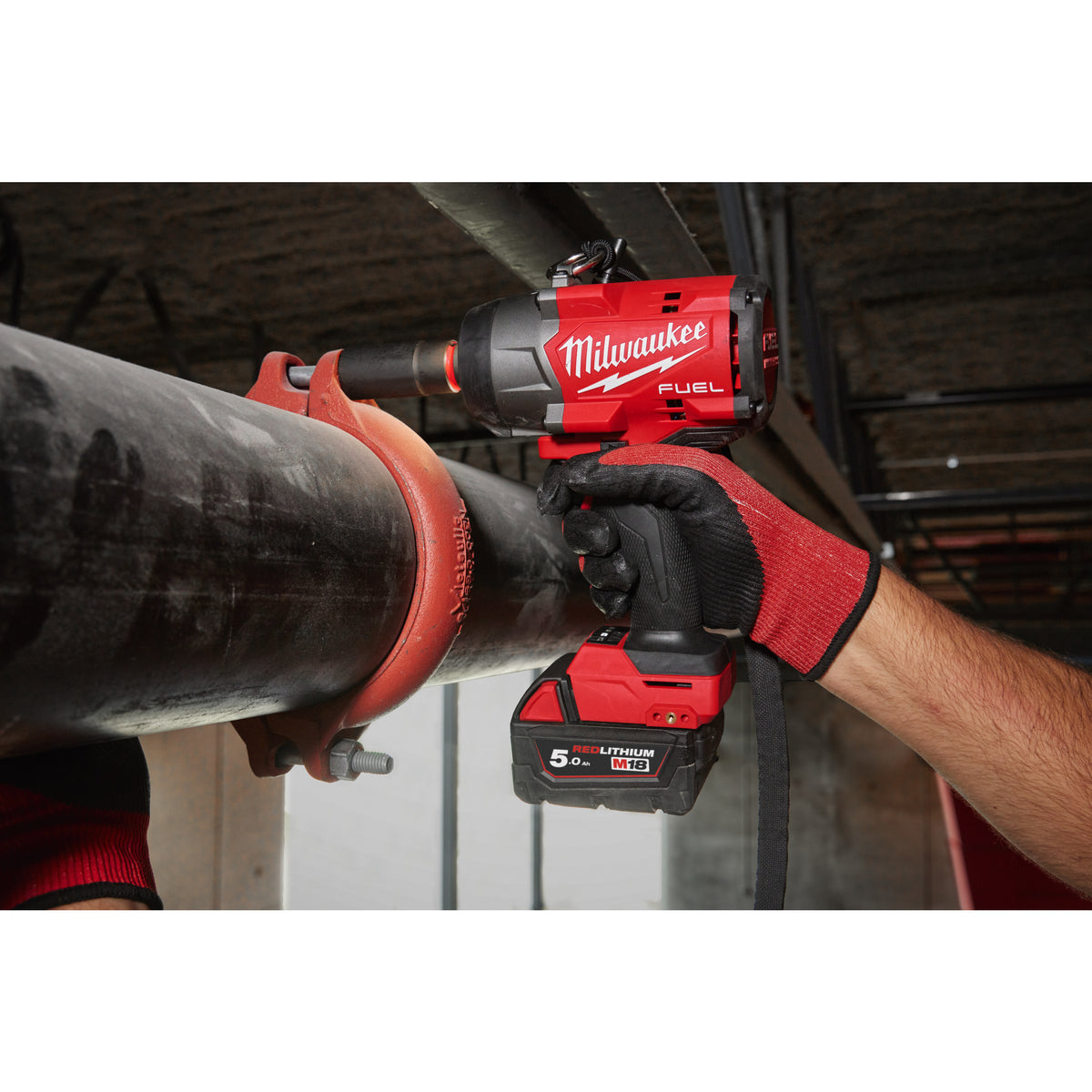 Milwaukee M18 FUEL™ 1/2"-Akku-Schlagschrauber Vierkant mit PIN M18FHIW2P12 - Produktbild 9