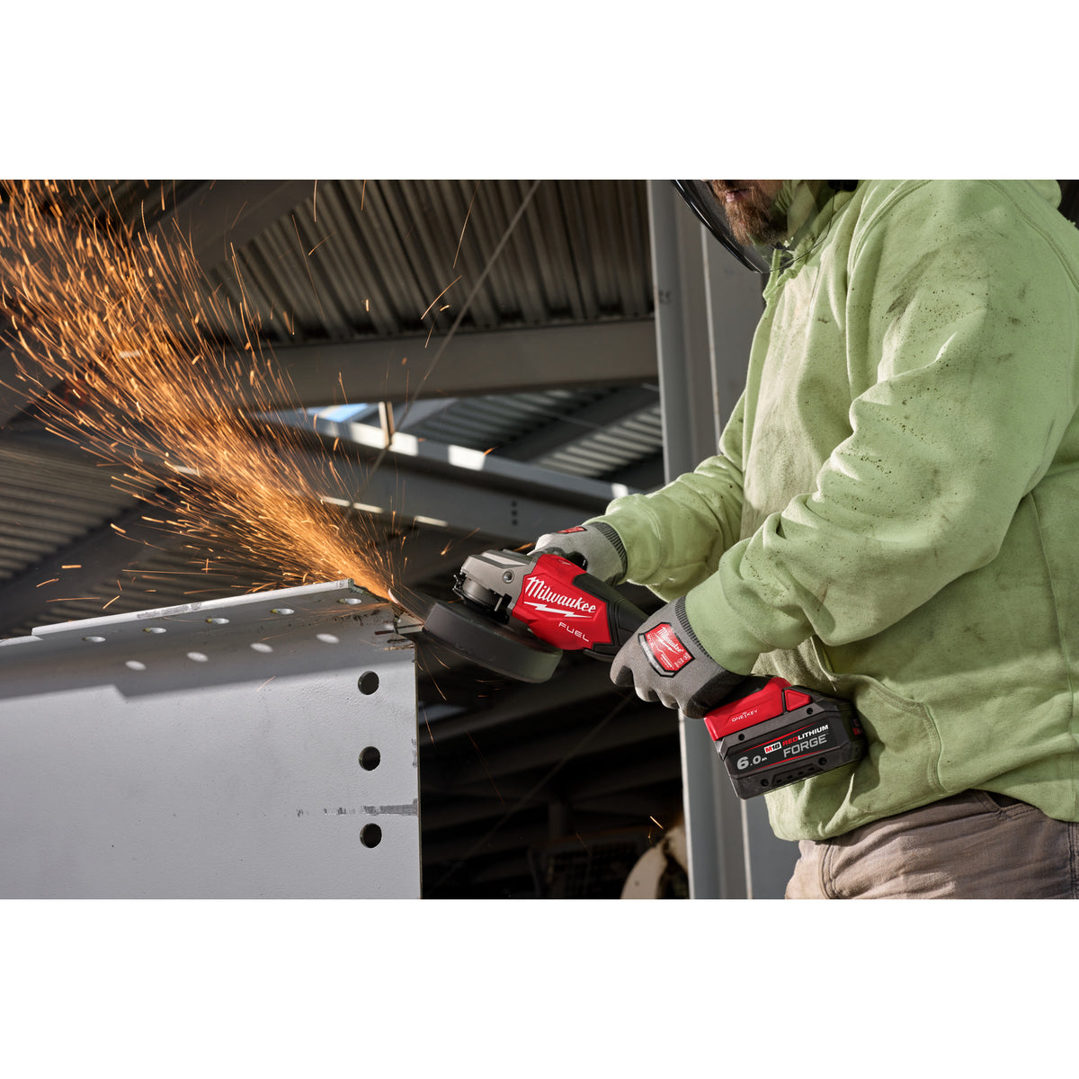 Milwaukee M18 FUEL™ Akku-Hochleistungswinkelschleifer 180 mm mit Geschwindigkeitsregler & ONE-KEY Gen 2 M18FHSAGO180VXPDB2 - Produktbild 11