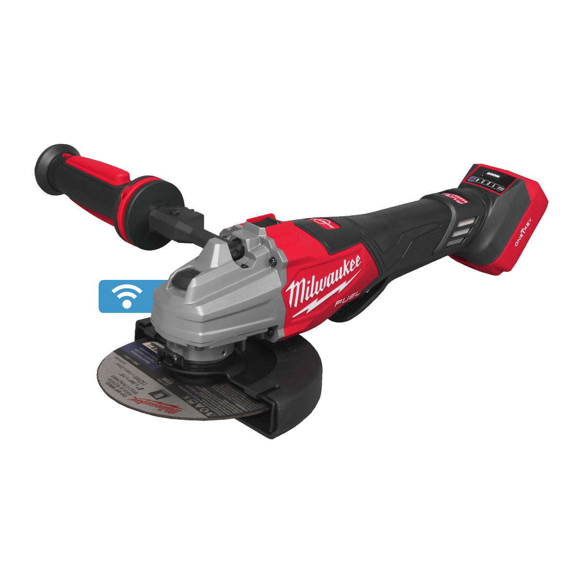 Milwaukee M18 FUEL™ ONE-KEY™ Akku-Sicherheitswinkelschleifer 125 mm mit Schiebeschalter M18FHSAGSVO125X - Produktbild 3