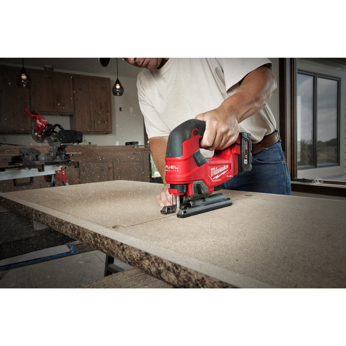Milwaukee M18 FUEL™ Akku-Bügelgriffstichsäge M18FJS - Produktbild 8