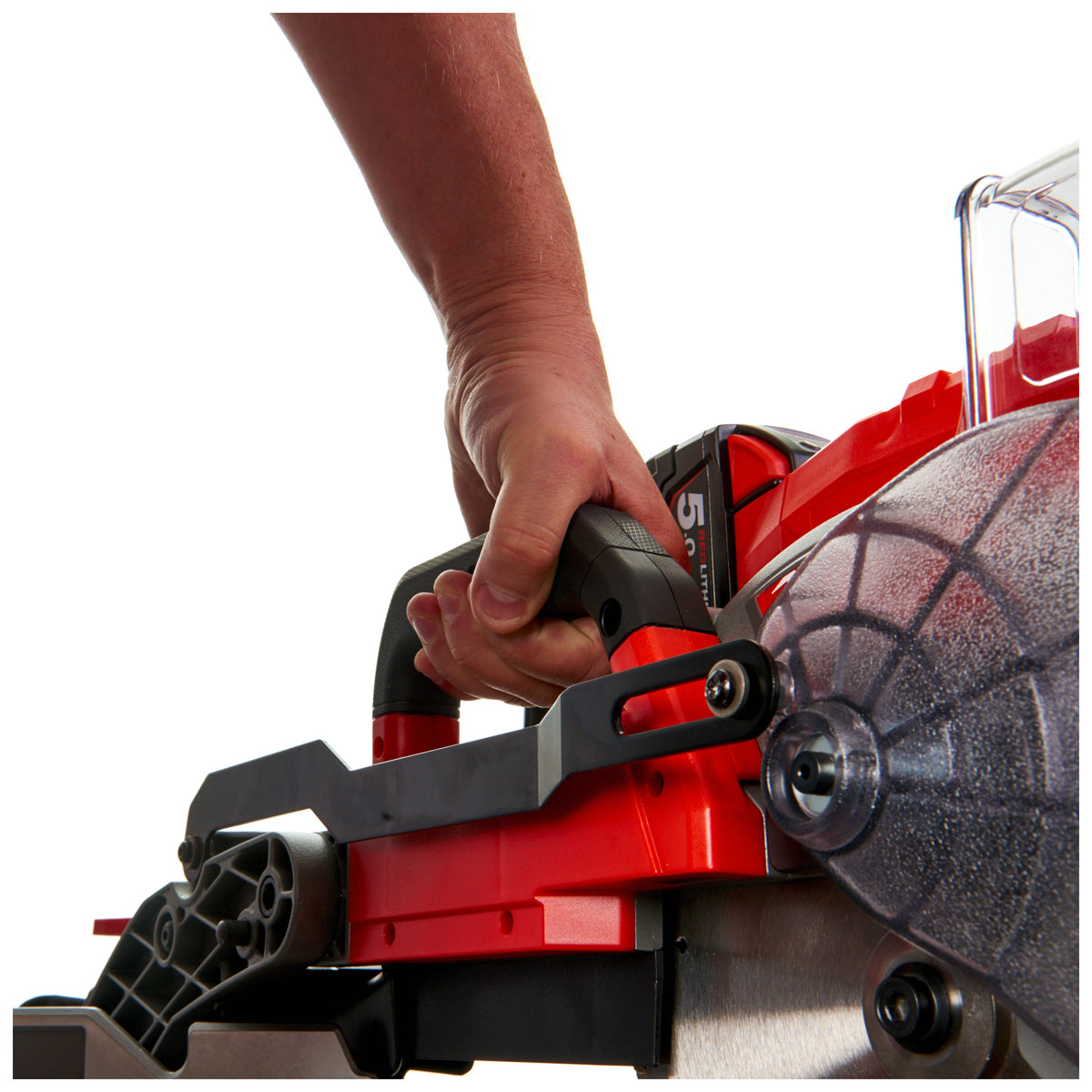 Milwaukee M18 FUEL™ Akku-Kapp- und Gehrungssäge M18FMS254 - Produktbild 6