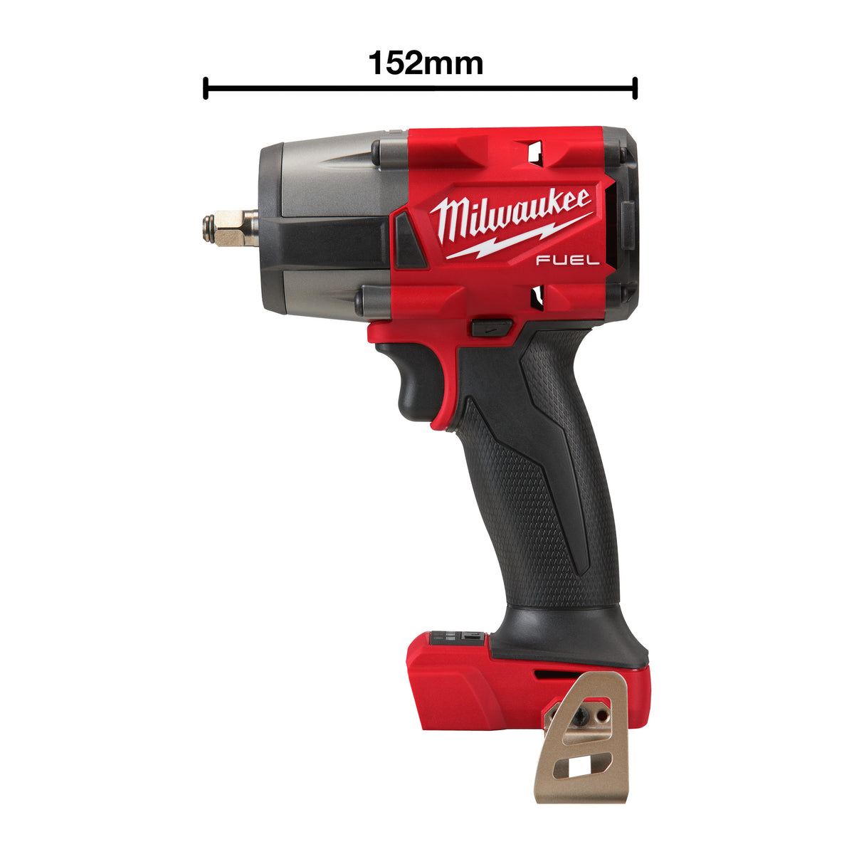 Milwaukee M18 FUEL™ 3/8"-Akku-Schlagschrauber Vierkant mit Sprengring M18FMTIW2F38 - Produktbild 4