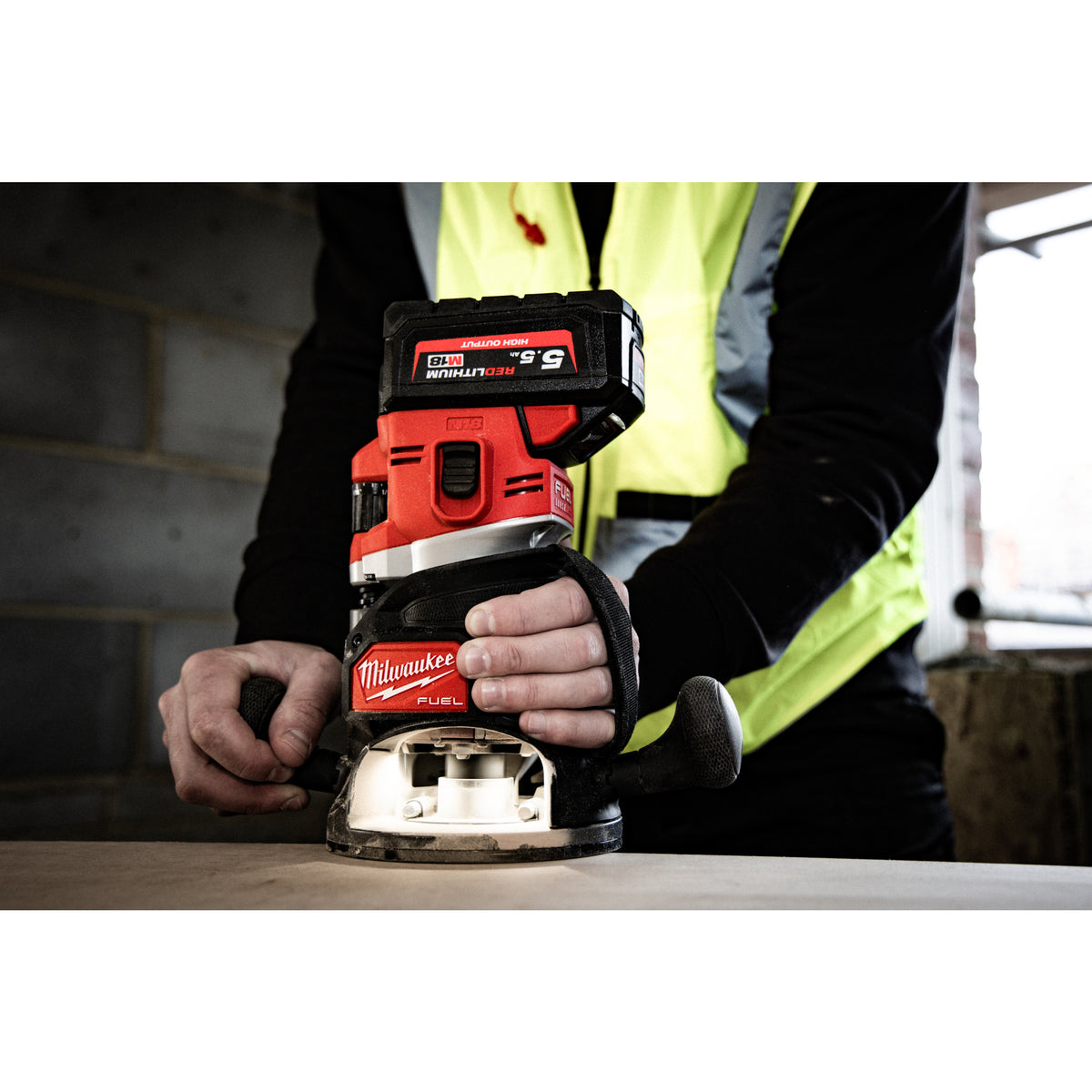 Milwaukee M18 FUEL™ Akku-Oberfräse 12 mm M18FR12 - Produktbild 9