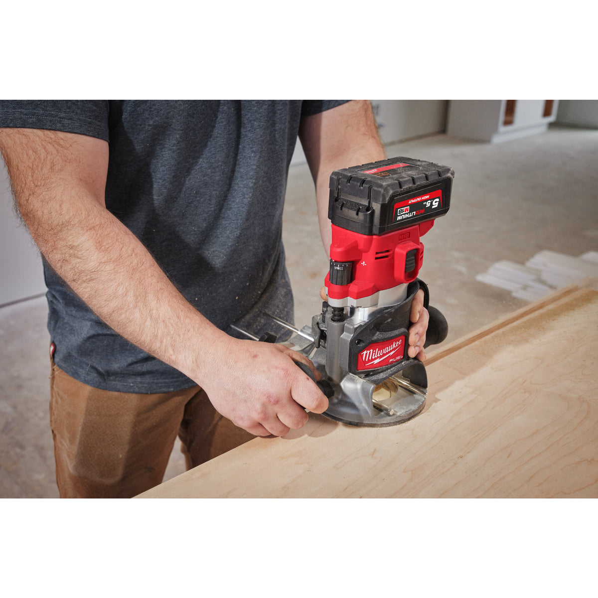 Milwaukee M18 FUEL™ Akku-Oberfräse 12 mm M18FR12 - Produktbild 7