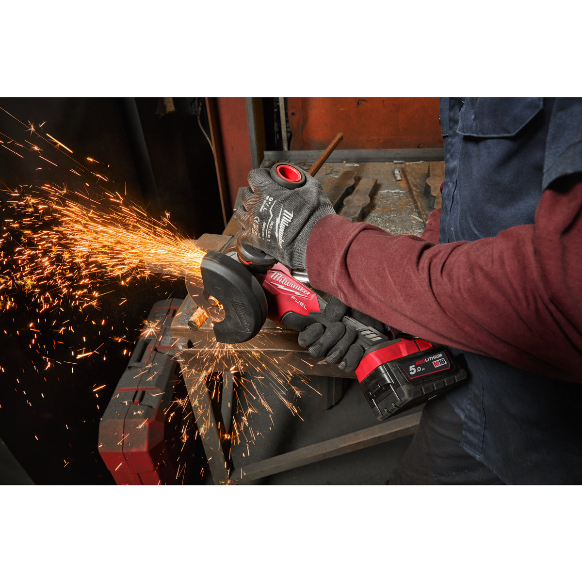 Milwaukee M18 FUEL™ Akku-Winkelschleifer M18FSAG125X - Produktbild 12