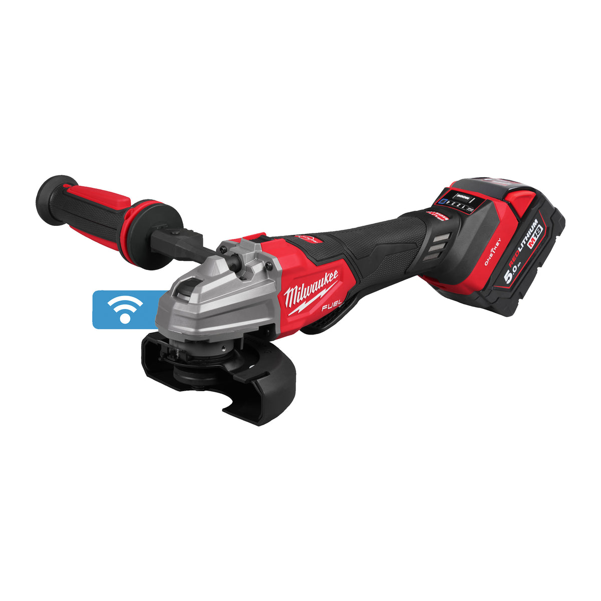 Milwaukee M18 FUEL™ ONE-KEY™ Akku-Sicherheitswinkelschleifer M18FSAGSVO125X - Produktbild 2
