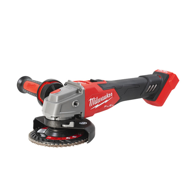 Milwaukee M18 FUEL™ Akku-Winkelschleifer mit Geschwindigkeitsregler & Schiebeschalter M18FSAGV125XB - Produktbild 1