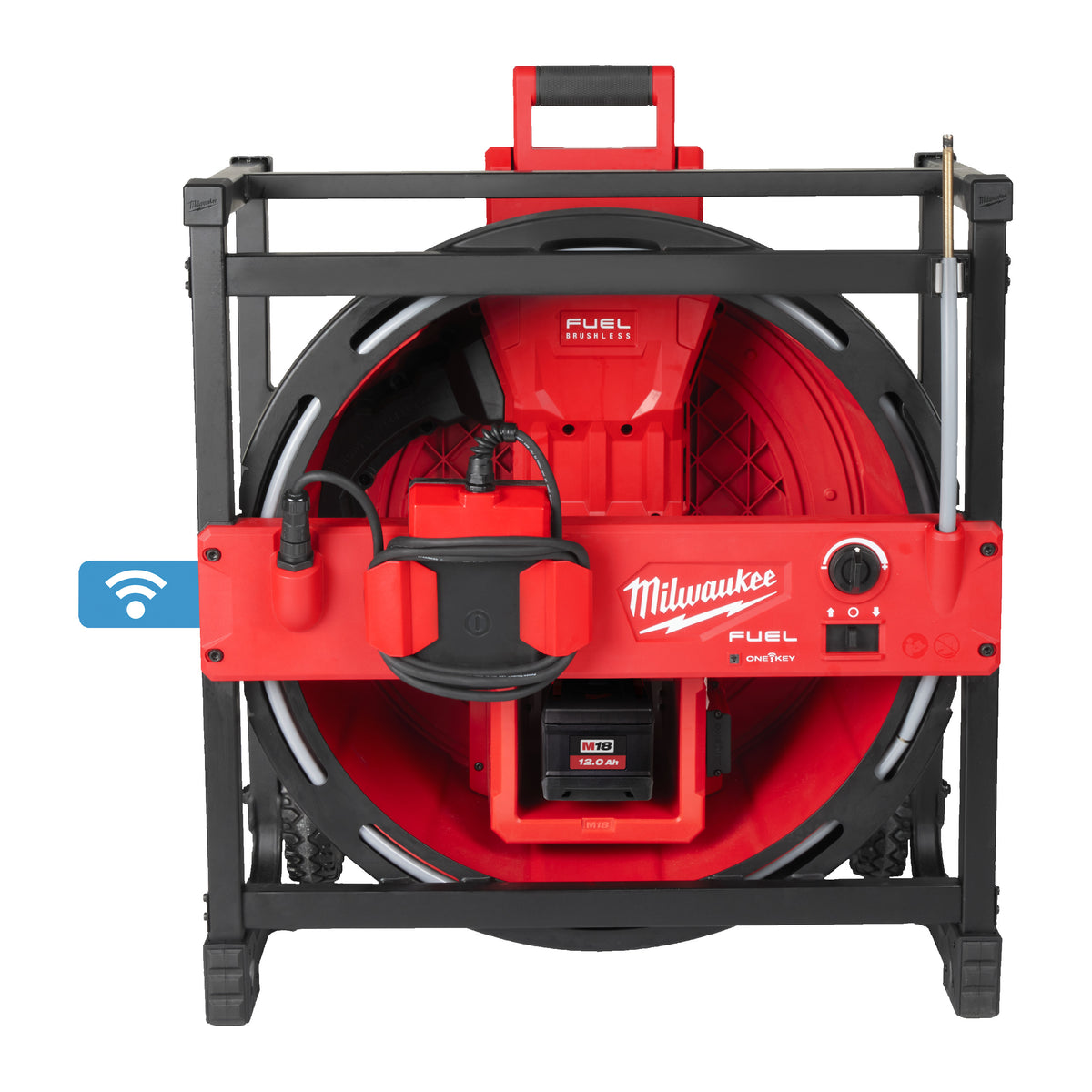 Milwaukee M18™ Akku-Hochgeschwindigkeits-Rohrreiniger mit flexibler Welle M18HSFSM - Produktbild 2