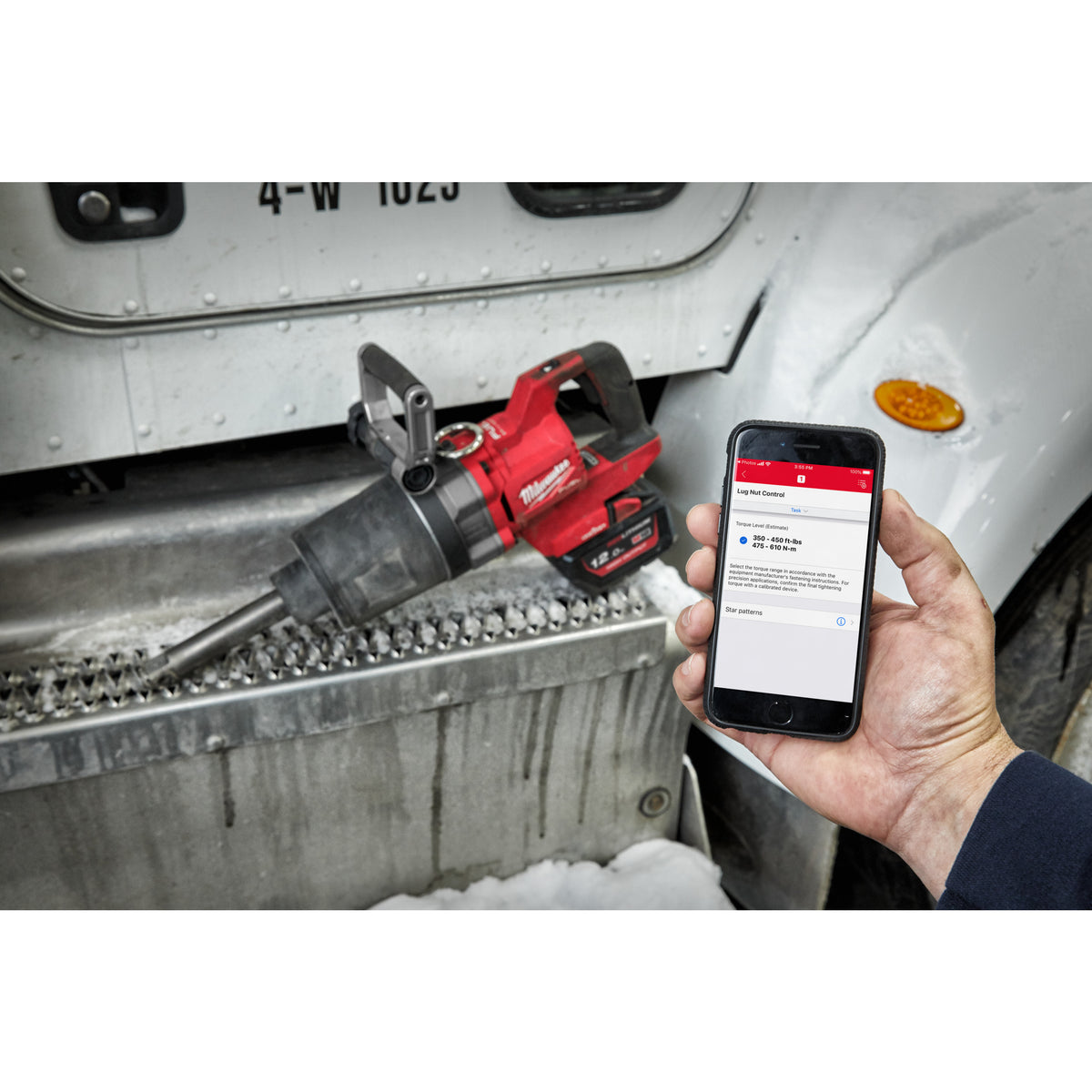 Milwaukee M18 FUEL™ ONE-KEY™ 1˝-Akku-Schlagschrauber mit Sprengring und langem Schaft M18ONEFHIWF1D - Produktbild 7
