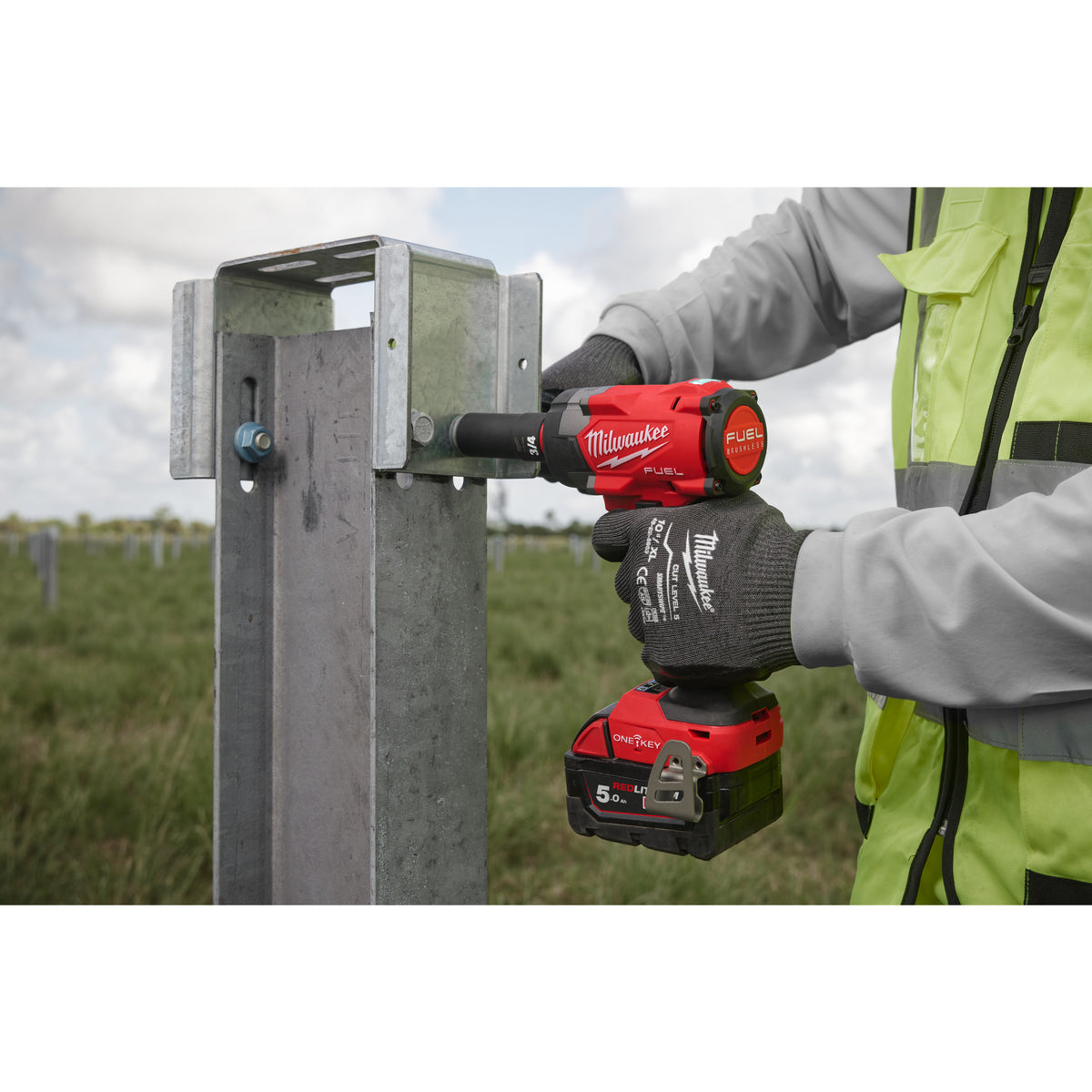 Milwaukee M18™ Fuel ONE-KEY™ 1/2" Akku-Schlagschrauber für Solaranlagen M18ONEFIW2FC12 - Produktbild 10
