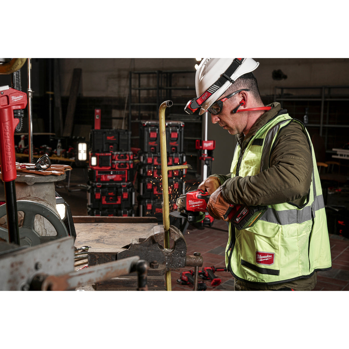 Milwaukee M18 FUEL™ ONEKEY™ Akku-Winkelschleifer m. Bremse M18ONEFSAG125XB - Produktbild 9