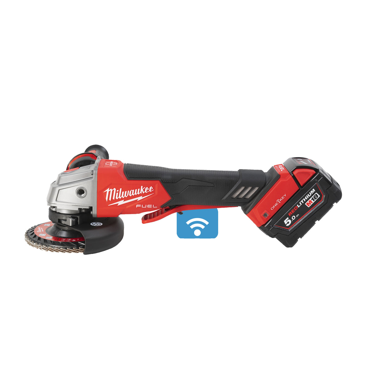 Milwaukee M18 FUEL™ ONEKEY™ Akku-Sicherheits-Winkelschleifer M18ONEFSAG125XPDB - Produktbild 11