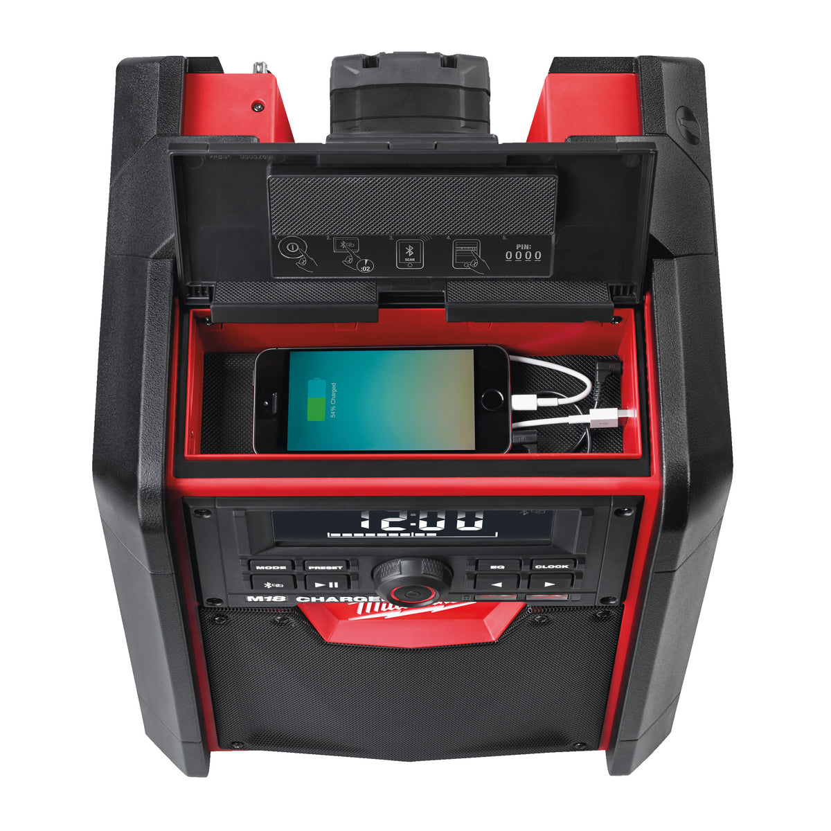 Milwaukee M18™ Netz-/Akku-Radio mit Ladefunktion M18RC - Produktbild 6