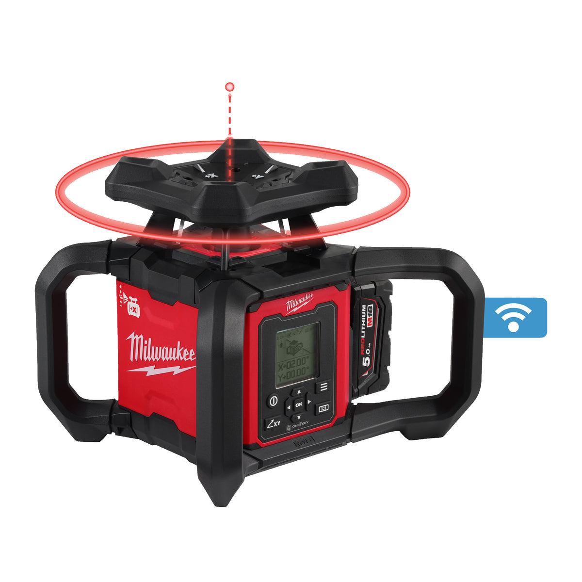 Milwaukee M18™ ONE-KEY™ Akku-Rotationslaser M18RLOHV1200 - Produktbild 2
